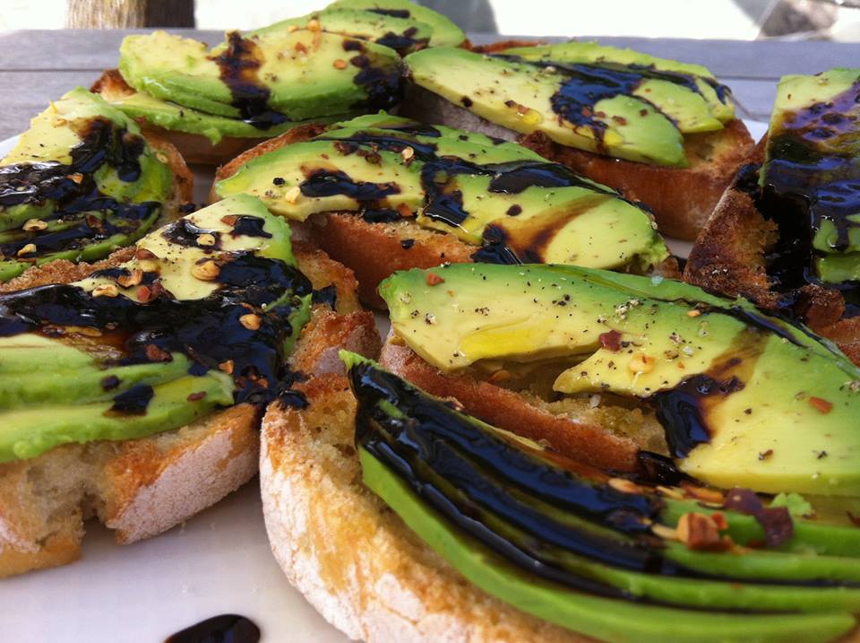 Avocado Balsamic Toast